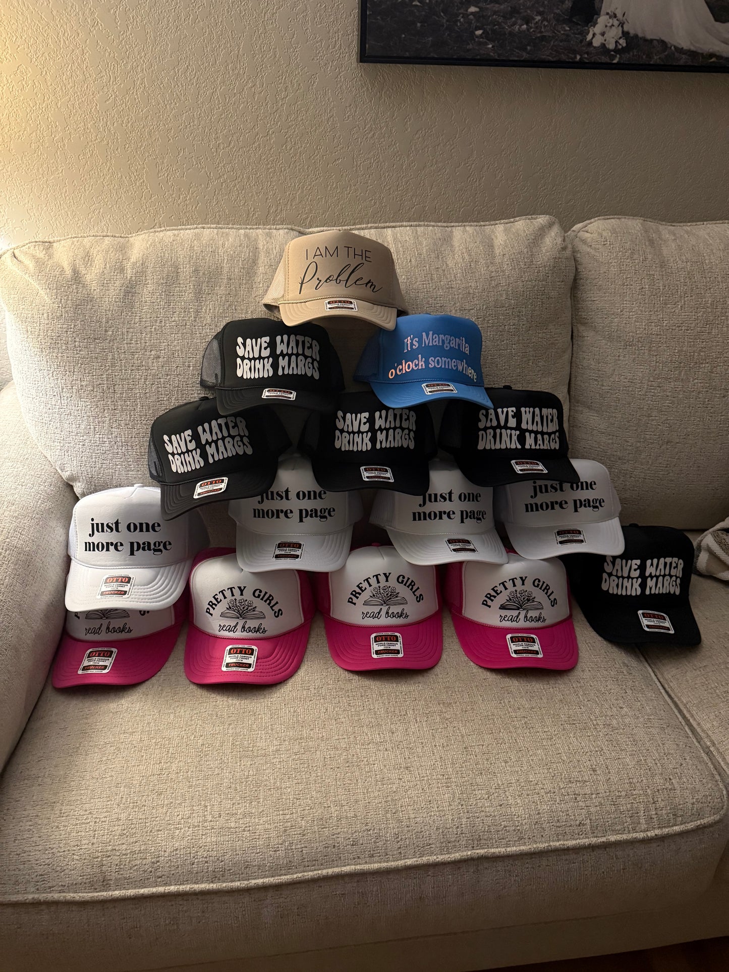 Custom Puff Print or Vinyl Hat