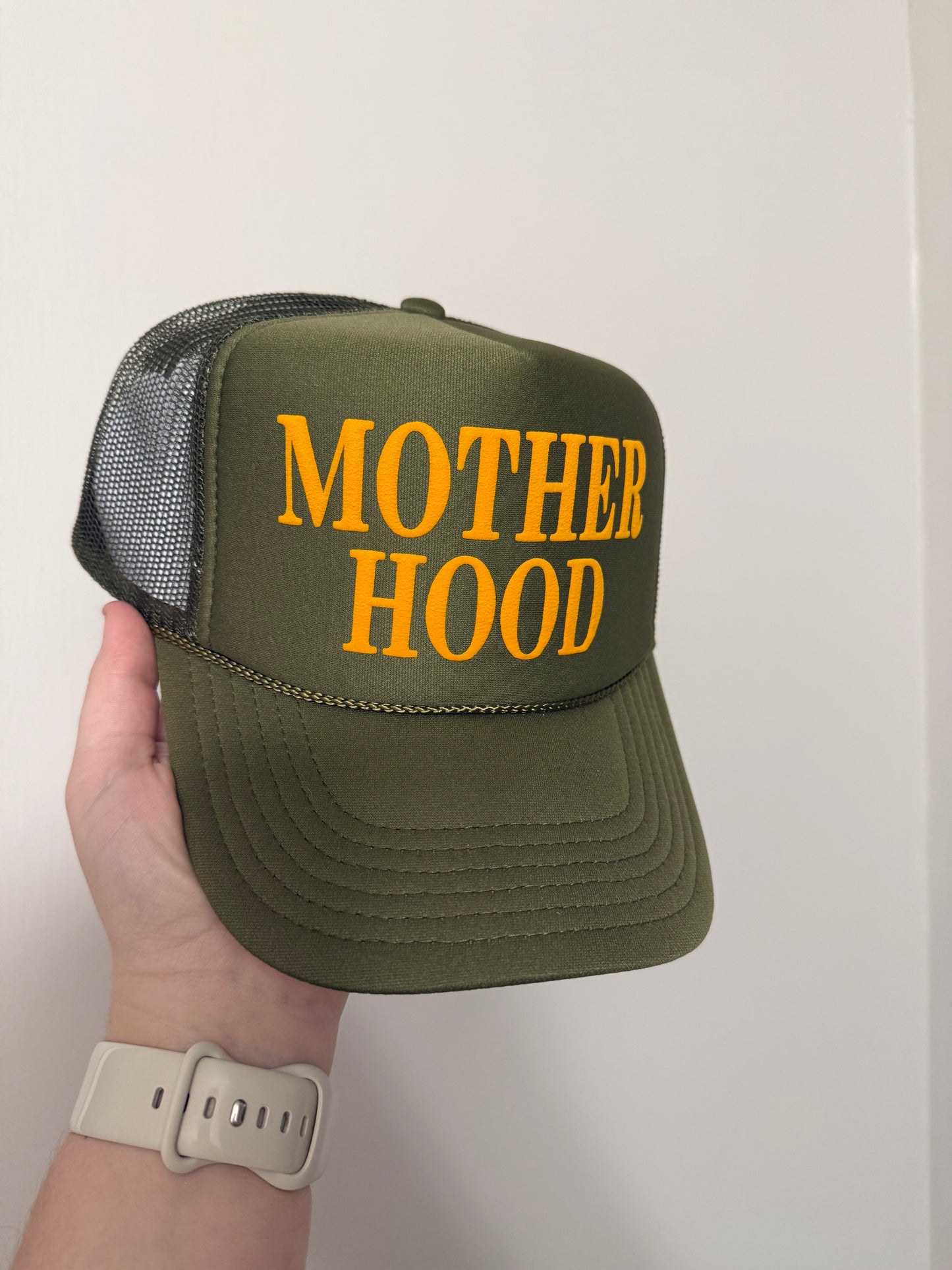 Morherhood Trucker Hat - Orange