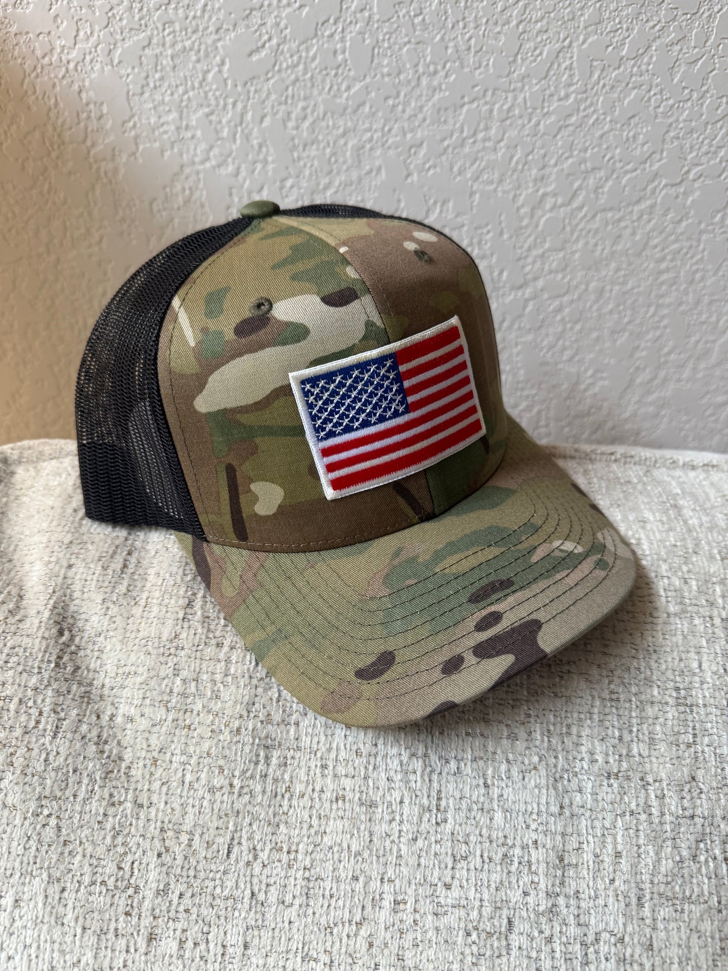 Camo American Flag Hat