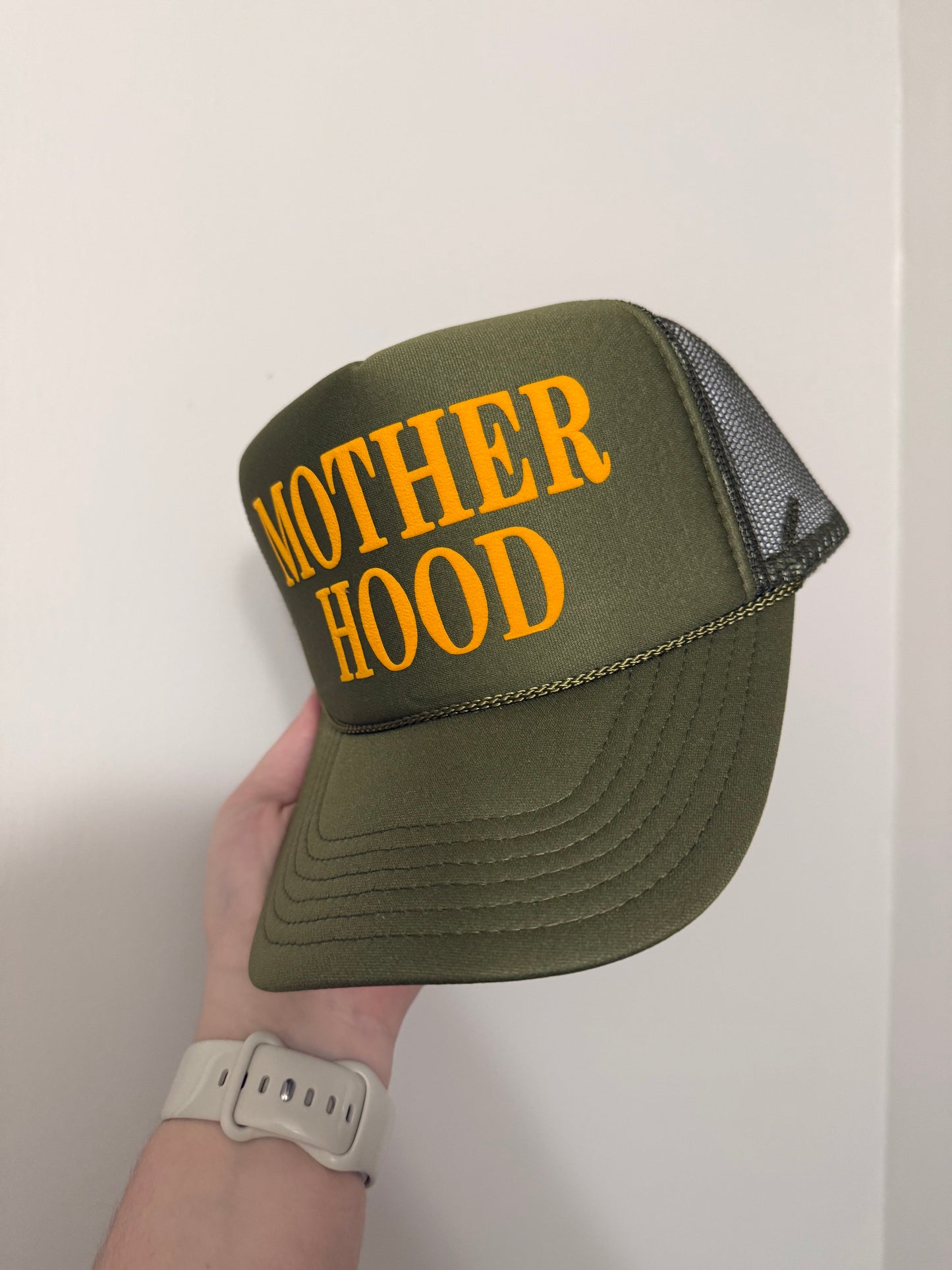 Morherhood Trucker Hat - Orange