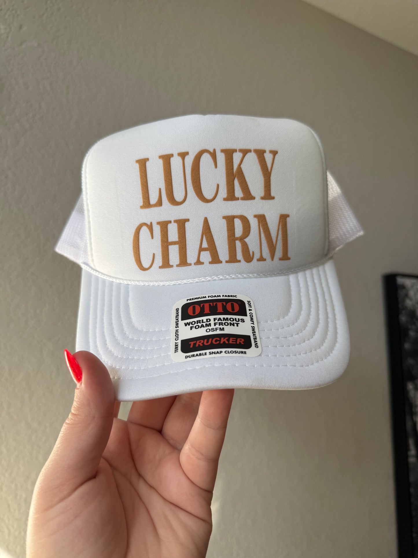 Lucky Charm Hat- White