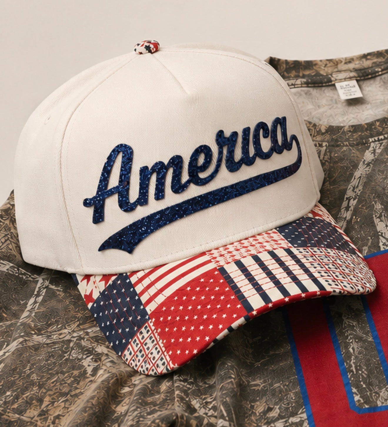 Patch Work America Hat