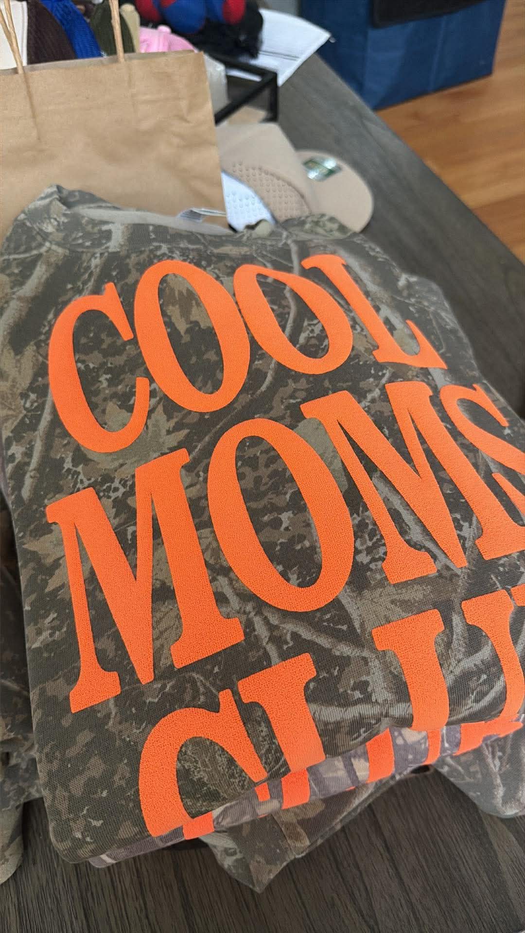 CUSTOM COOL MOMS CLUB CAMO CREW