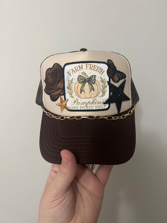 Fall Pumpkin Patch Trucker Hat