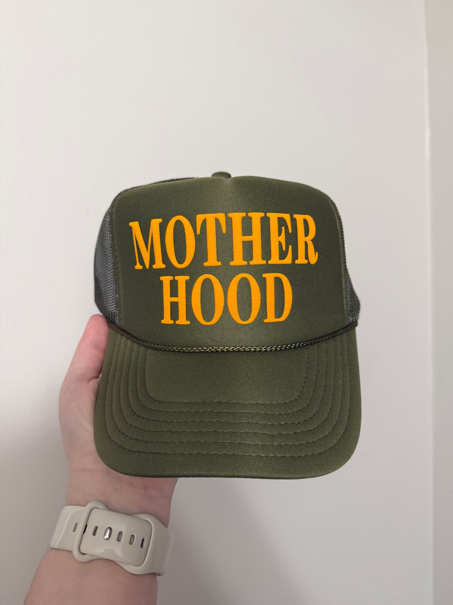 Morherhood Trucker Hat - Orange