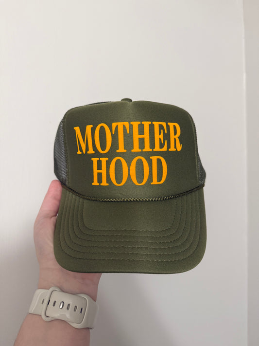 Morherhood Trucker Hat - Orange
