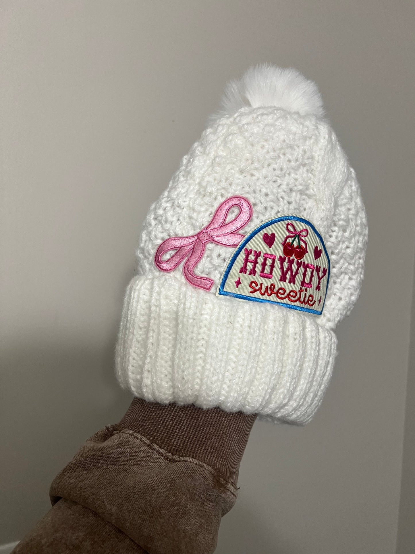 “Howdy Sweetie” Fleece Lined Beanie