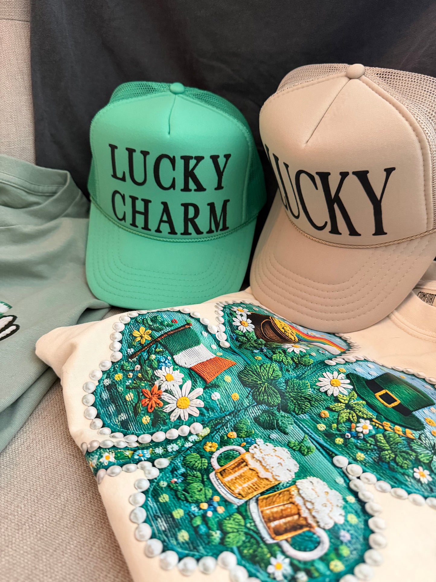 Lucky Charm Hat- Cactus Green