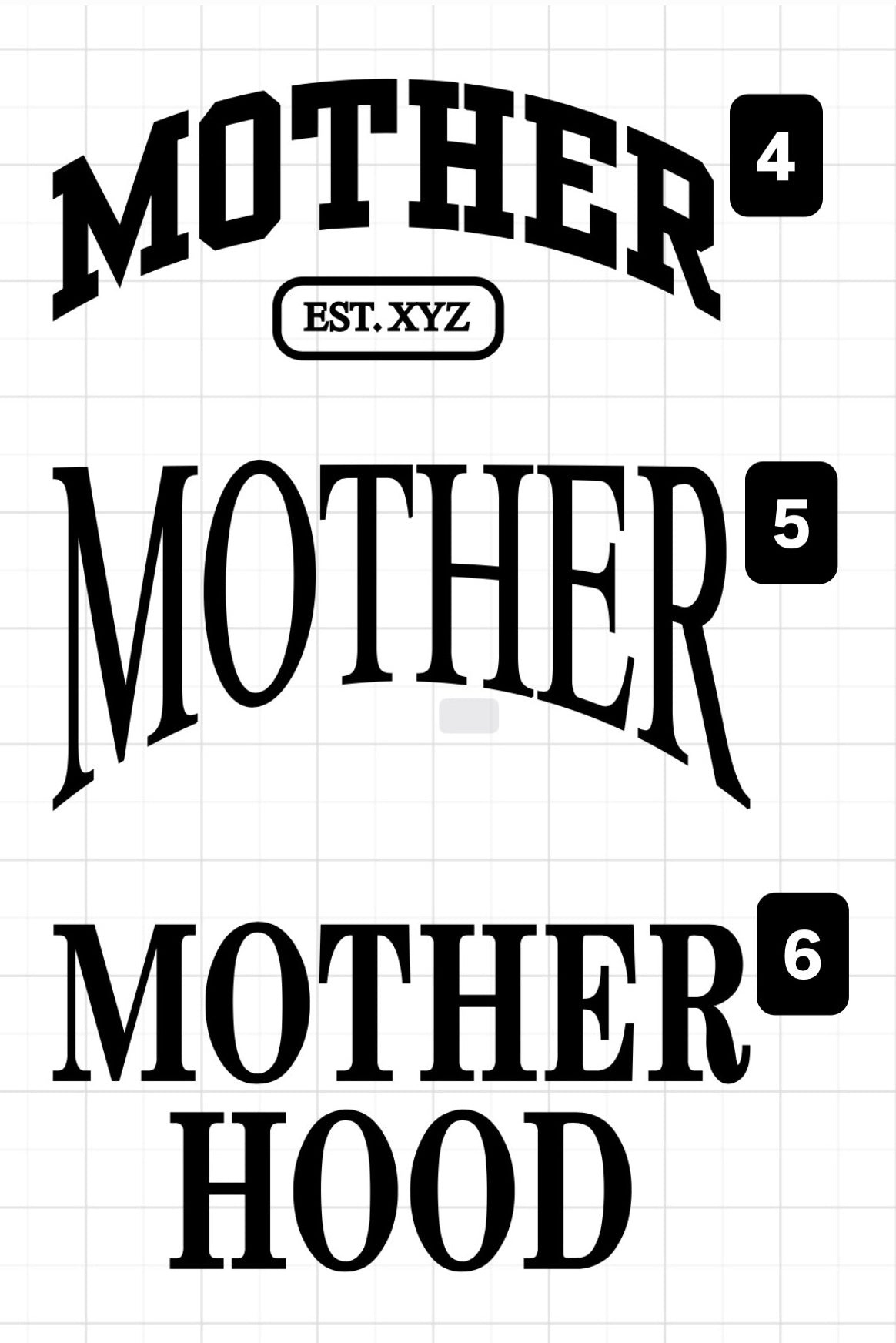 Custom Mother's Day Puff Print Tee