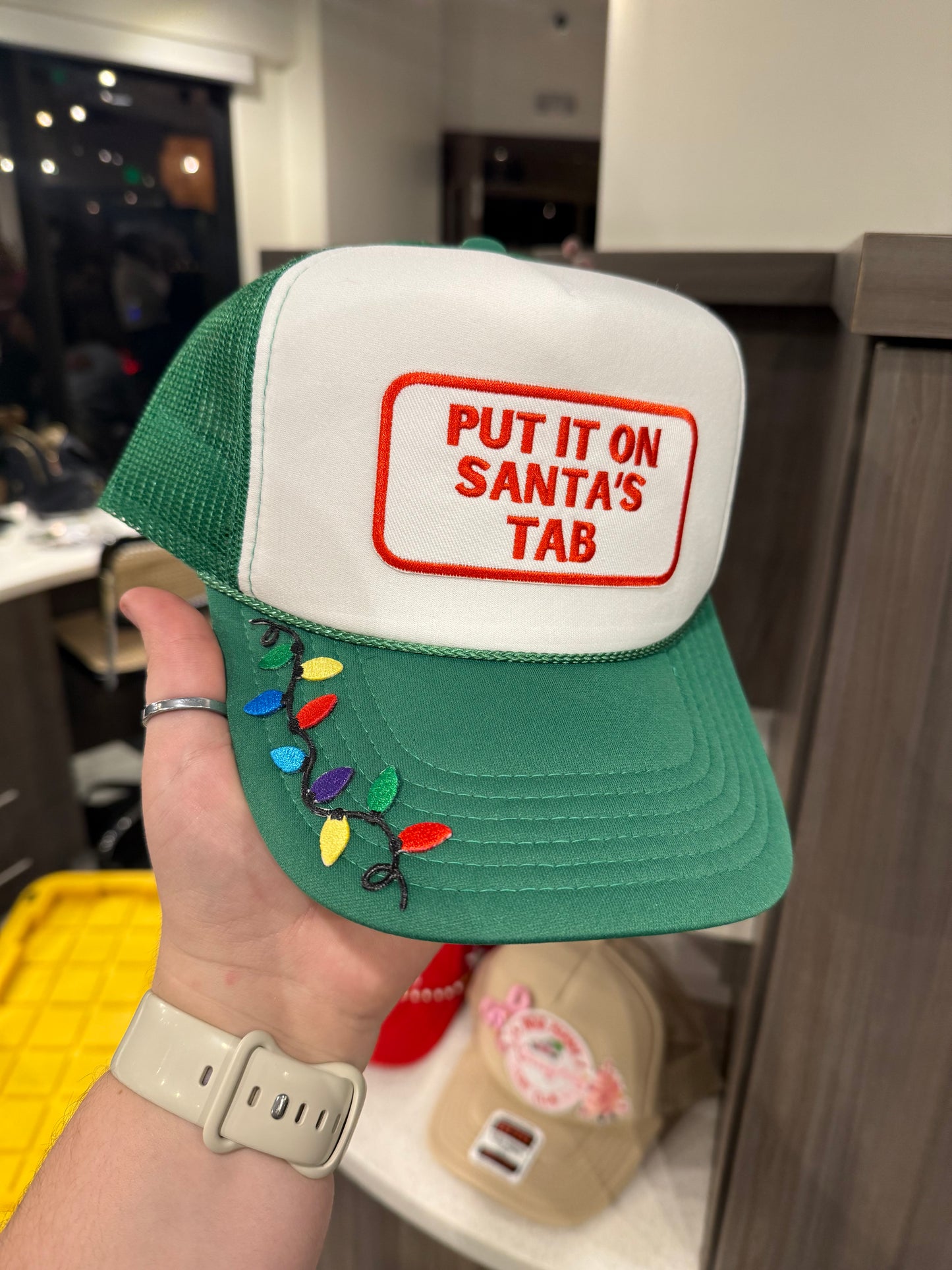 Put it on Santa’s Tab Trucker