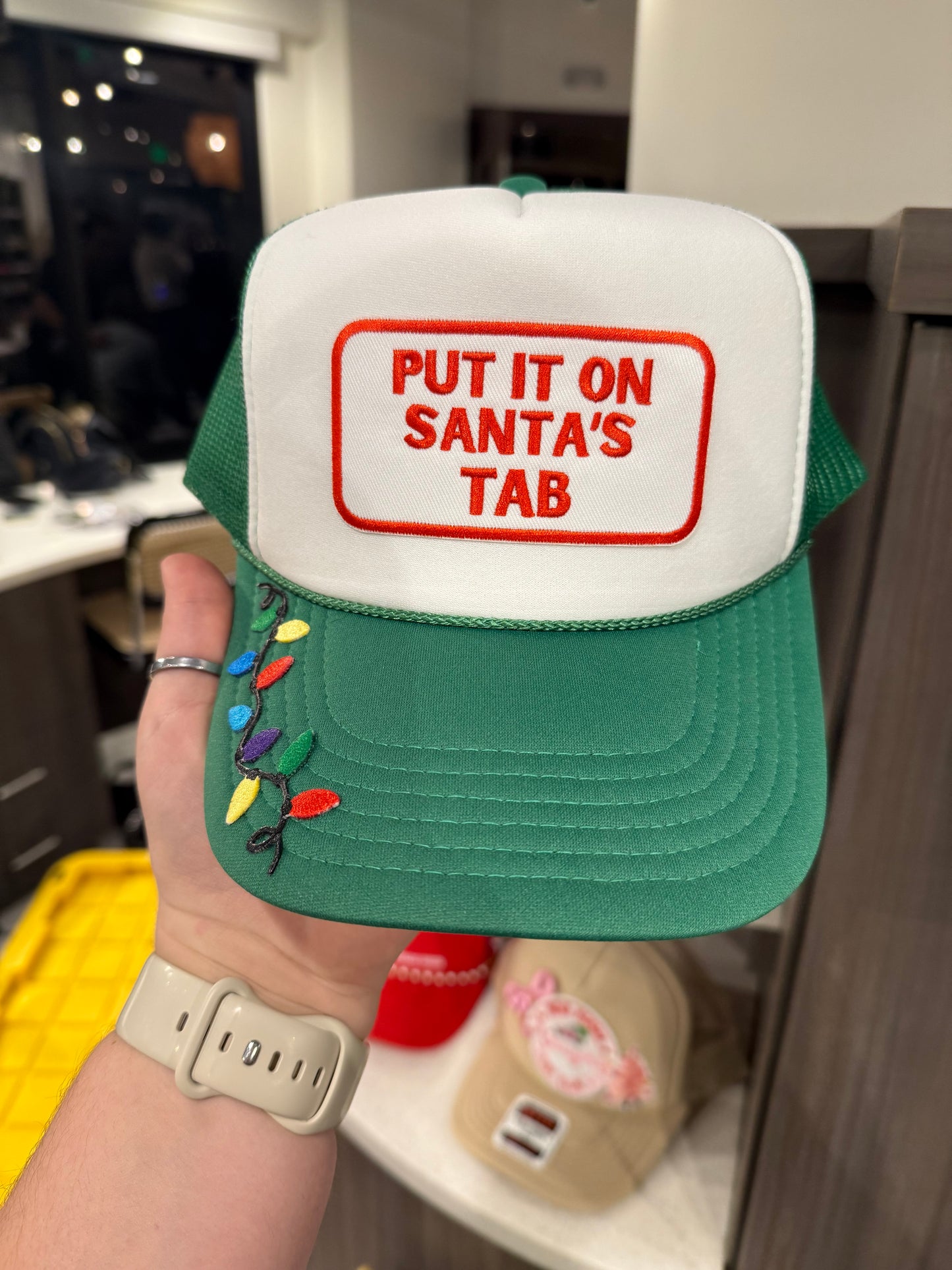 Put it on Santa’s Tab Trucker