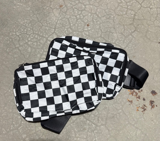 Checkered Crossbody/Fanny Pack