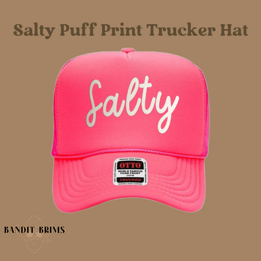 Puff Print Hat - Salty